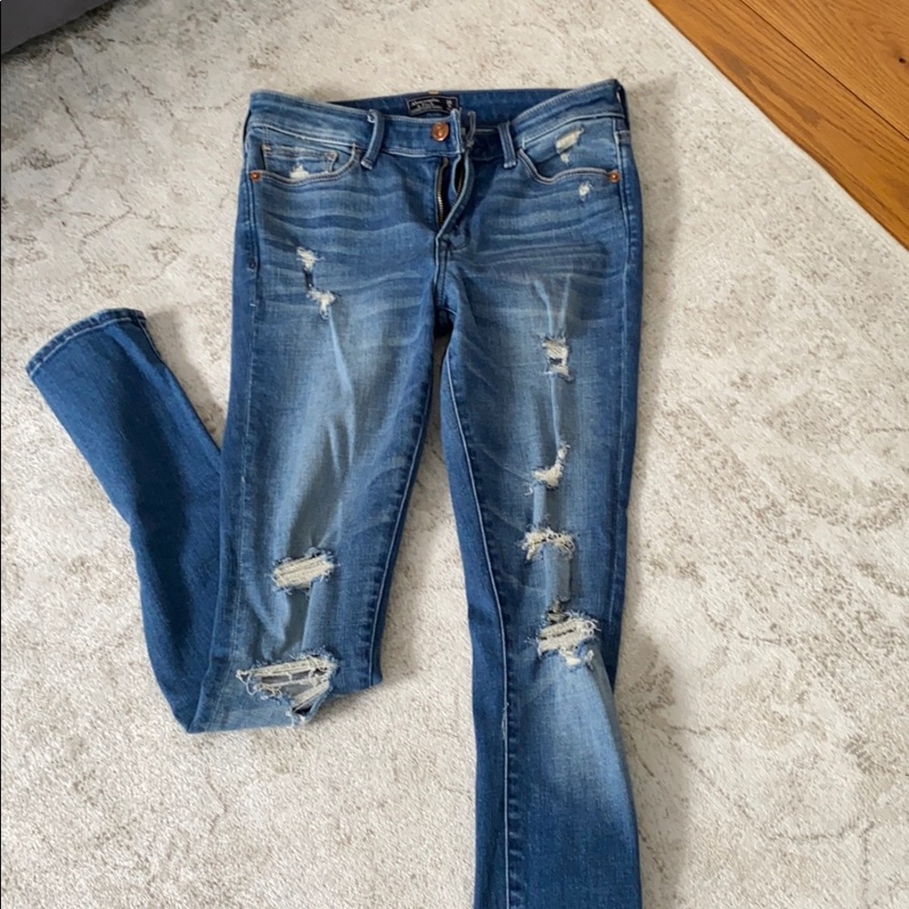 Hollister ripped jeans